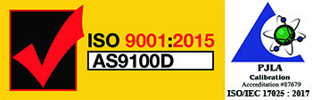 ISO 9001/ AS9100D & PJLA 17025 Seal